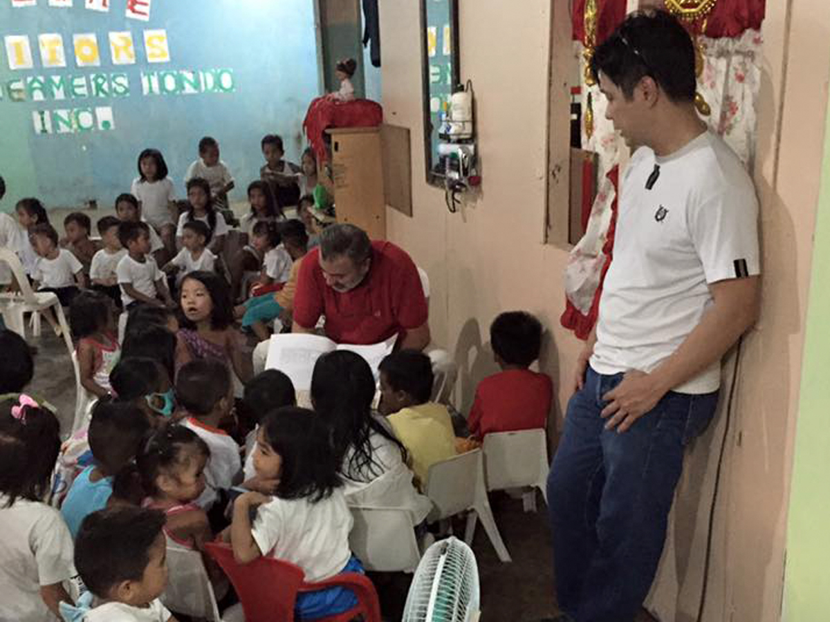 Promoting Global Literacy Paul J. Norcross Visits Philippine Schoolchildren